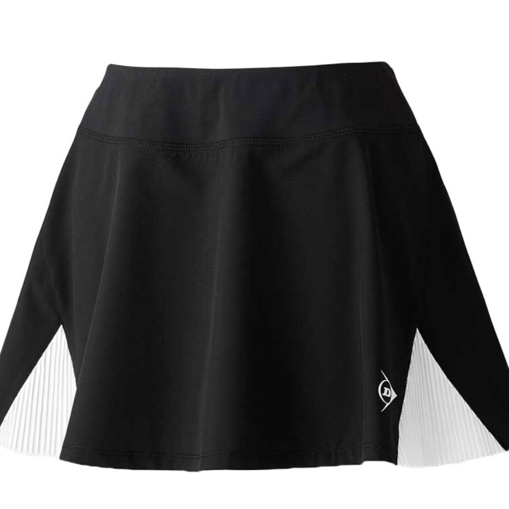 Dunlop Womens Black‎ White Pleated Side Athletic Tennis Golf Skort Plus Size 3XL